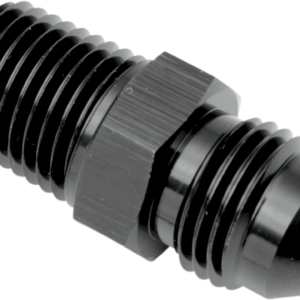 Oil Line Fitting - Black -Straight - 1/8" NPT