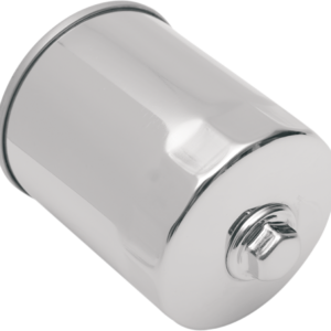 Magnetic Ring Oil Filter with Nut - Chrome - 3-1/4"