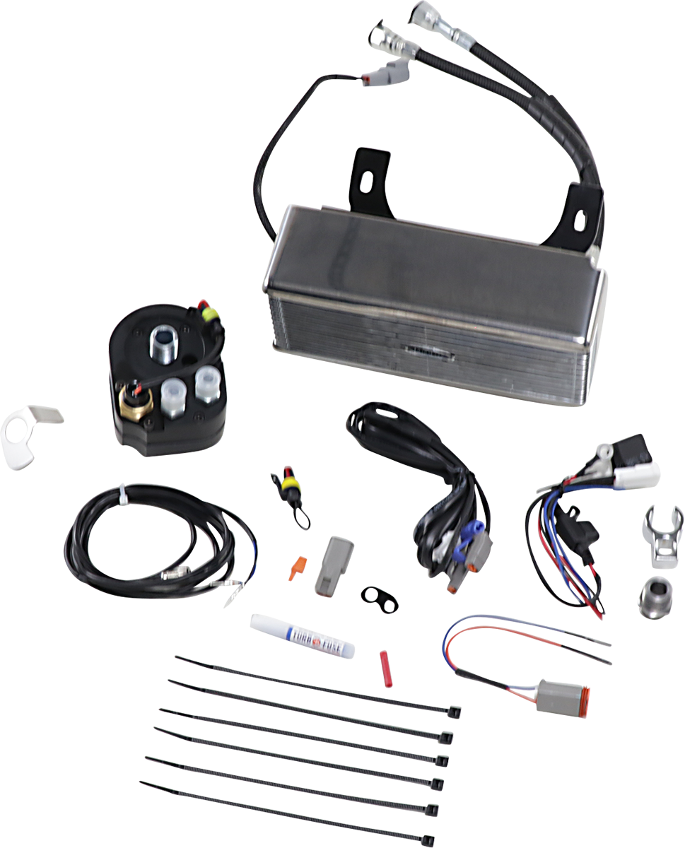 Oil Cooler Kit - Chrome - Touring - Image 2
