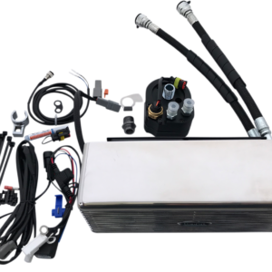 Oil Cooler Kit - Chrome - Dyna