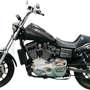 Side Mount Oil Cooler Kit - Gloss Black - Dyna