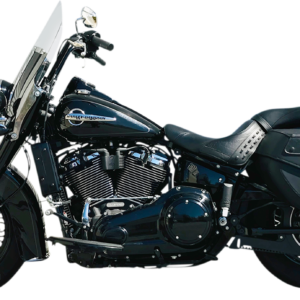 Side Mount Oil Cooler Kit - Gloss Black - M8 Softail