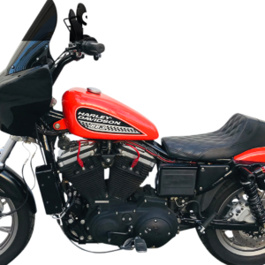 Side Mount Oil Cooler Kit - Gloss Black - Sportster
