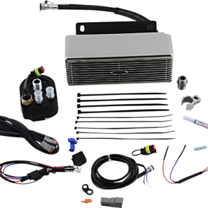 Below Regulator Mount Oil Cooler - Stainless Steel - Touring/Trike