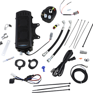 Oil Cooler Kit - Gloss Black - Touring/Trike