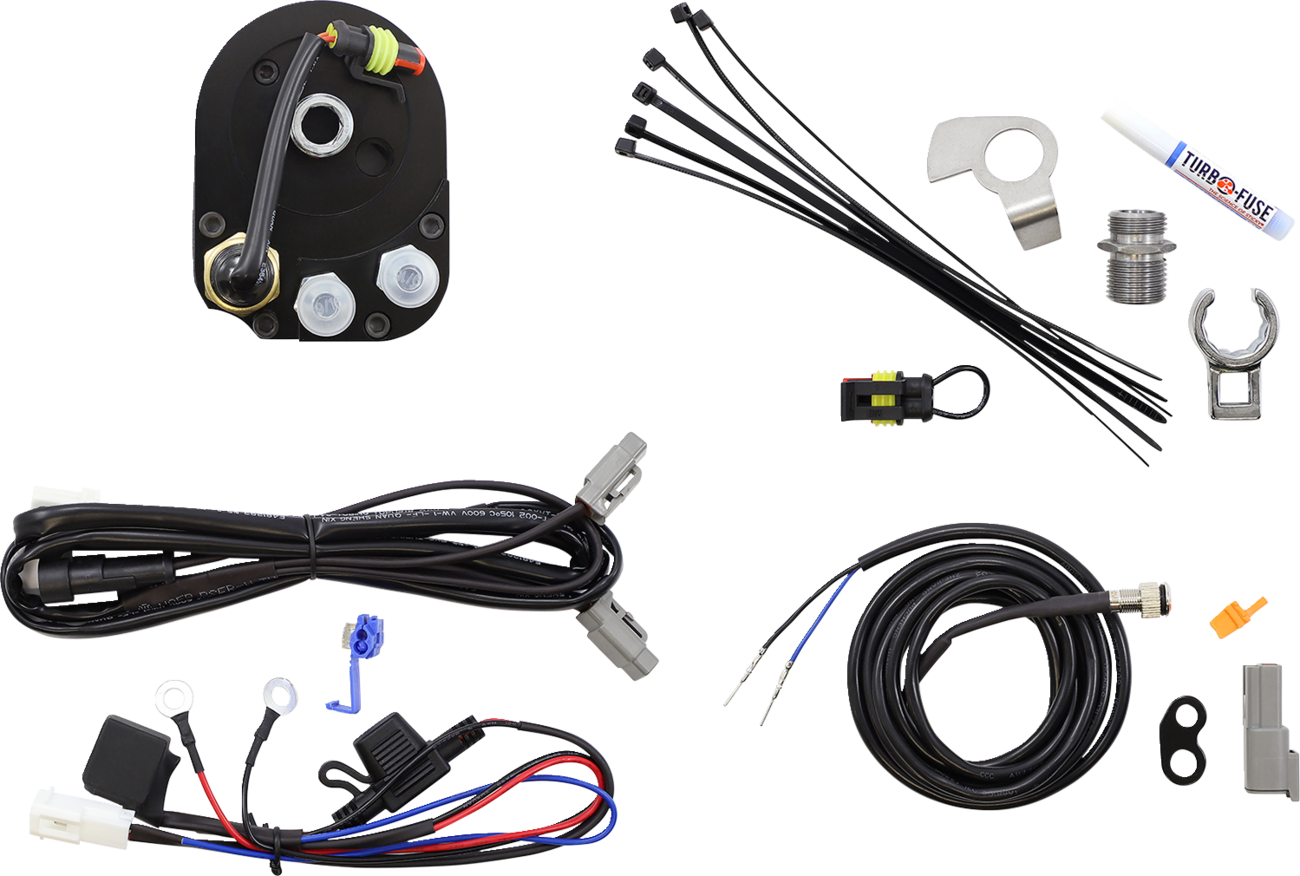 Oil Cooler Kit - Flat Black - Dyna - Image 2