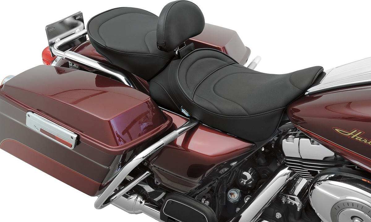 Pillion Seat - Mild Stitched - Wide - FL '99-'22 - Image 2