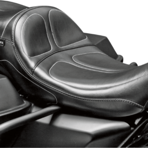 Maverick Daddy Long Legs Seat - Black - Stitched - FL '08-'23