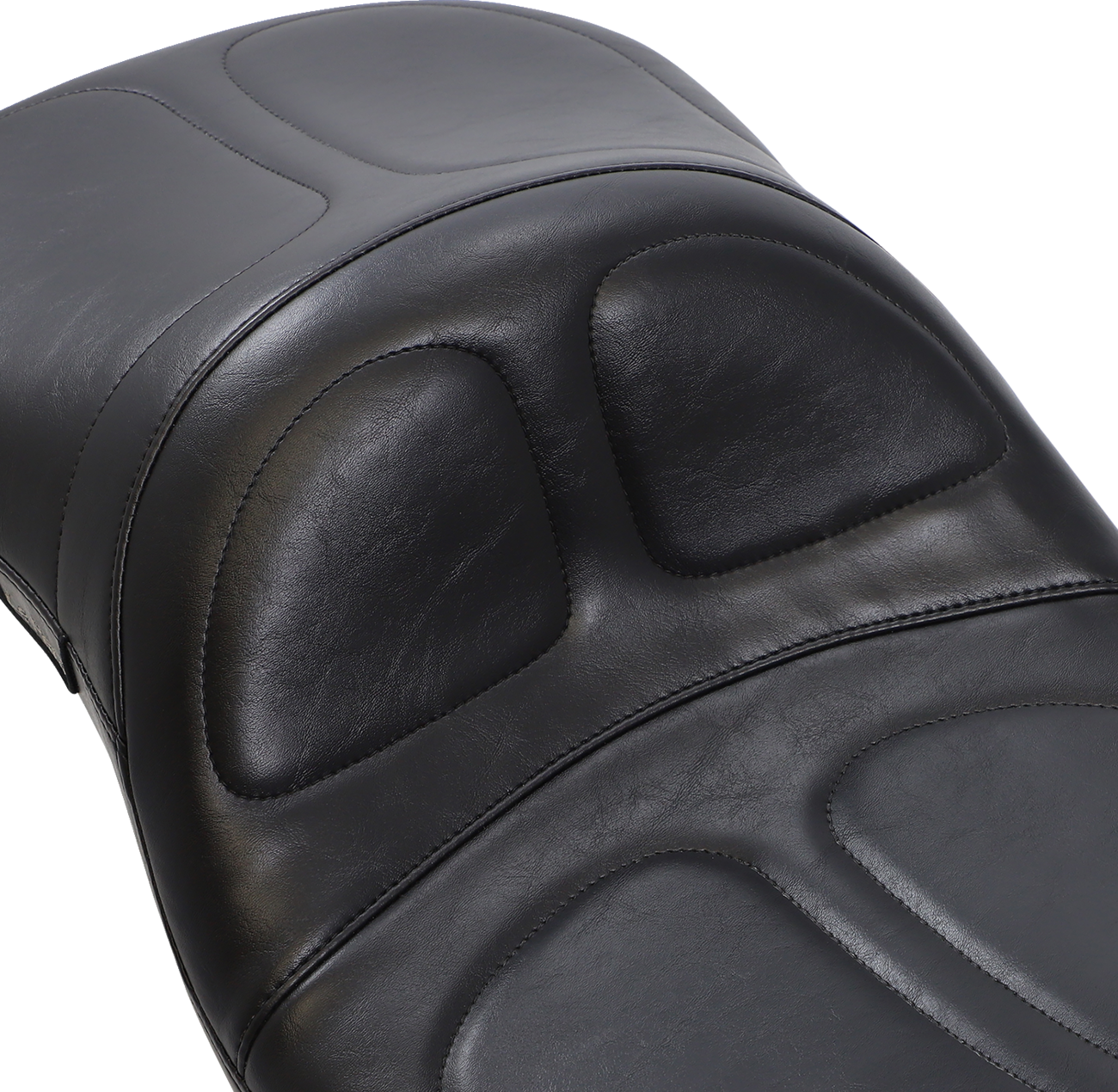 Maverick Daddy Long Legs Seat - Black - Stitched - FLT/FLHT '97-'01 - Image 2