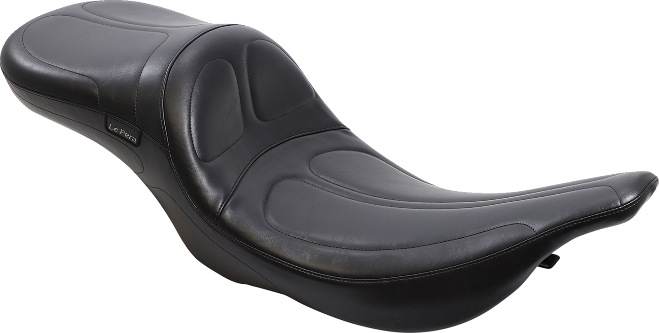 Maverick Daddy Long Legs Seat - Black - Stitched - FLT/FLHT '97-'01 - Image 3