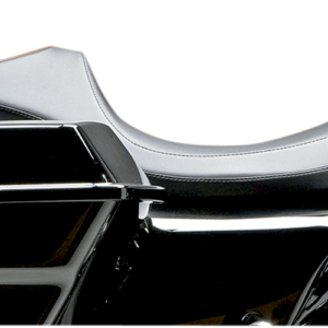 Villain Daddy Long Leg Seat - Smooth - Black - FL '08-'23