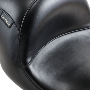 Maverick Seat - Up-Front - Without Backrest - Smooth - Black - FL '08-'23