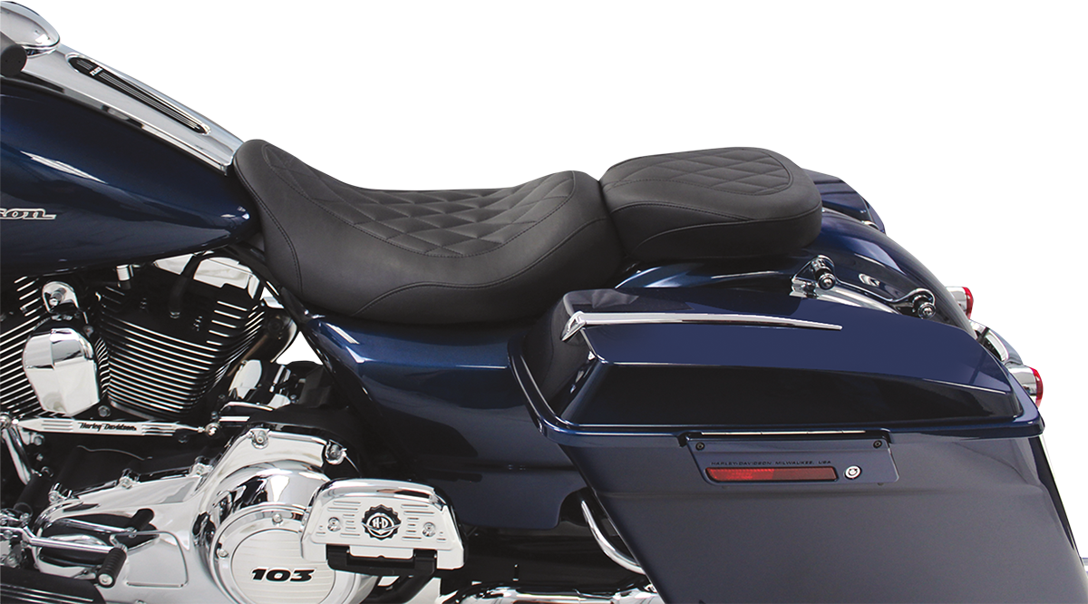 Seat - Wide Tripper™ Solo - without Backrest - Diamond - Black - Image 2