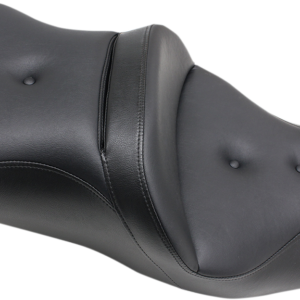 Pillow-Top Roadsofa™ Seat - with Backrest - Black - FLH/FLT '08-'23