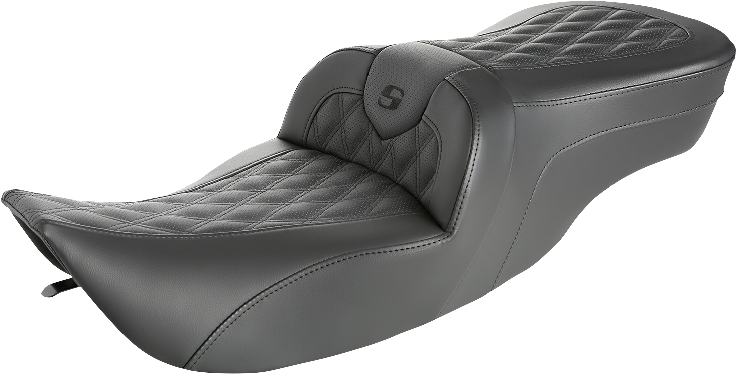 Roadsofa™ Seat - Full Lattice Stitch - without Backrest - FLH '97-'07 - Image 2