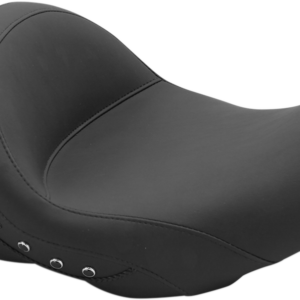 Lowdown Seat with Driver Backrest - Black Studded