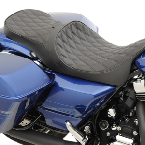 Low Touring Seat - Double Diamond - Driver's Backrest - FL '08-'23