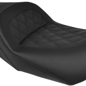 Slim Seat - Black - Lattice Stitch - '08-'23 FL