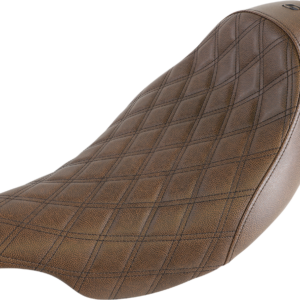 Renegade Solo Seat - Lattice Stitched - Brown - '08-'23 FL