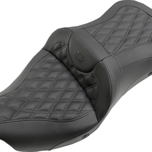 Extended Reach Roadsofa™ Seat - Lattice Stitched - without Backrest - Heated - '08-'23 FL
