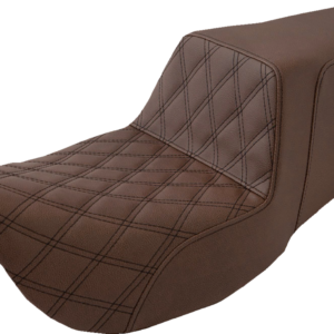 Step-Up Seat - Front Lattice Stitch - Brown - FL '08-'23
