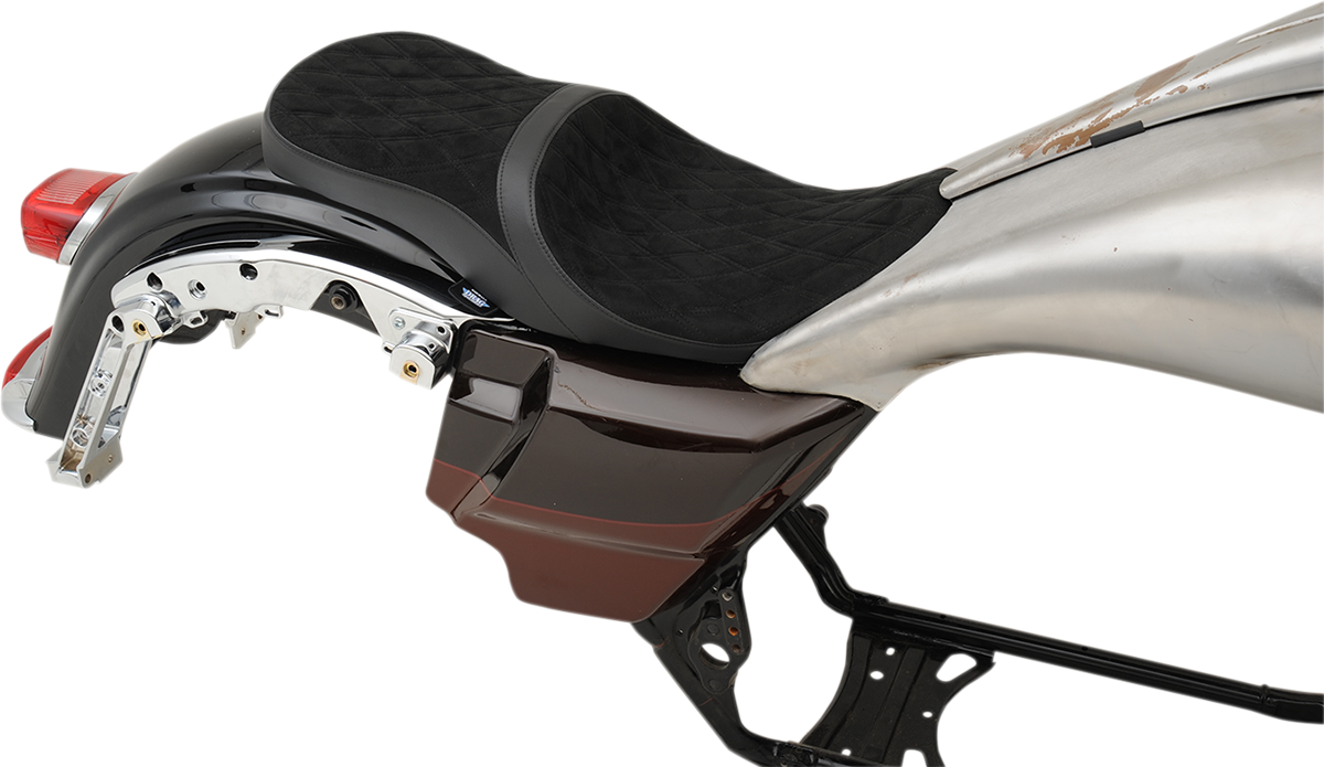 Low Touring Seat - Diamond - Razorback Tanks - FL '10-'23 - Image 2