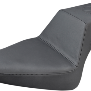 Step-Up Seat - Rear Lattice Stitch - Black - FLS