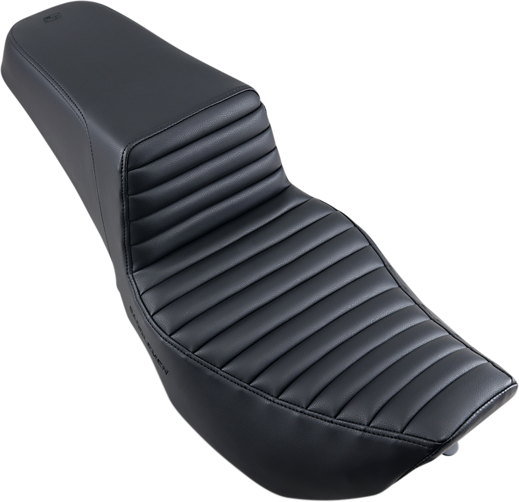 Step-Up Seat - Front Tuck-n-Roll - Black - FLHR/FLHX - Image 2