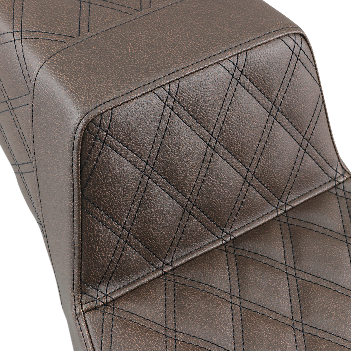 Step-Up Seat - Full Lattice Stitch - Brown - Image 2