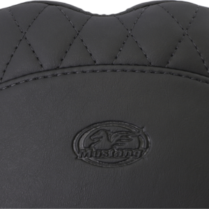 Seat - Tripper Fastback™ - Stitched w/Small Diamond-Stitched Inlays - Black