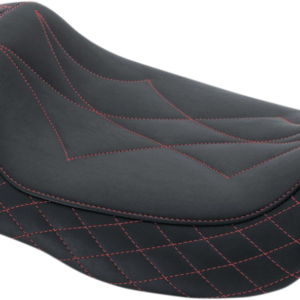 Revere Solo Seat - Diamond - Red Stitched