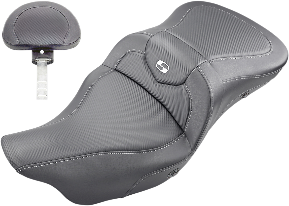 Extended Reach Roadsofa™ Seat - Carbon Fiber - Backrest - Heated - '08-'23 FL