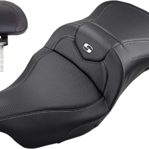 Heated Roadsofa™ Seat - Carbon Fiber - w/ Backrest - '08-'23 FL