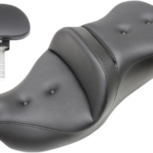 Roadsofa™ Seat - Pillow Top - with Backrest - Black - '09-'23 FLHTCUTG