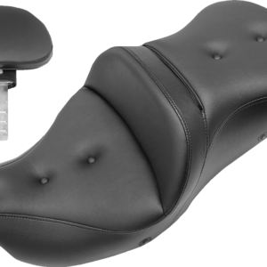 Roadsofa™ Seat - Heated - Pillow Top - with Backrest - Black - '09-'23 FLHTCUTG