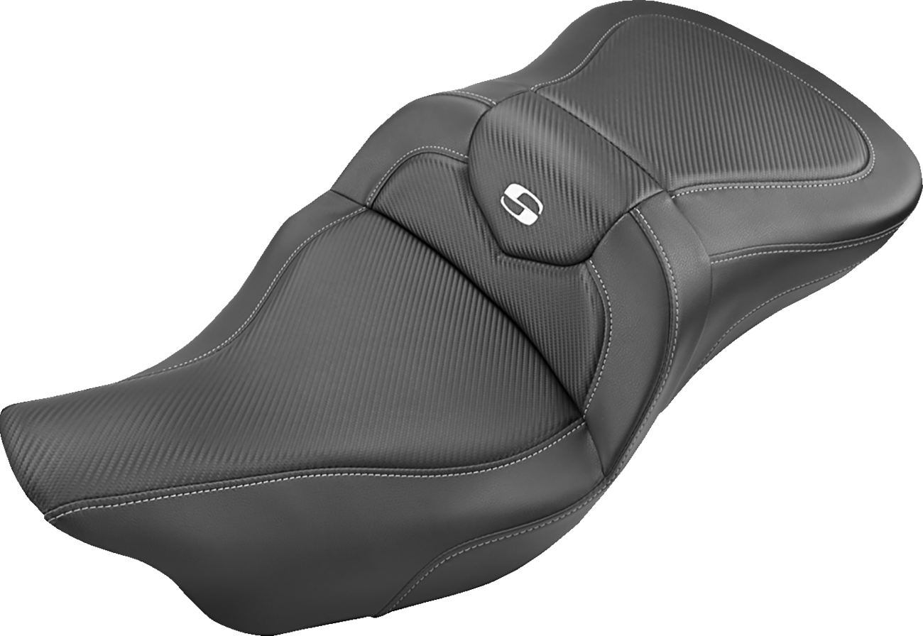 Roadsofa™ Seat - Carbon Fiber - without Backrest - Black - '09-'23 FLHTCUTG