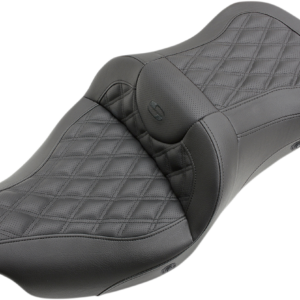 Roadsofa™ Seat - Heated - Full Lattice Stitch - without Backrest - Black - '09-'23 FLHTCUTG