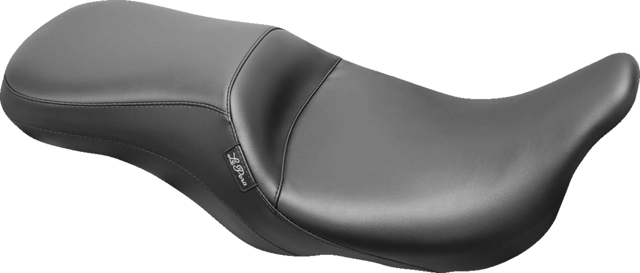 Outcast Seat - 2-Up - Without Backrest - Smooth - Black - FL '08-'23
