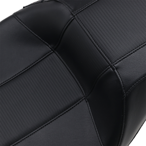 Outcast GT-2 Seat - 2-Up - w/o Backrest - Black Carbon Fiber Inlay - FL '08-'23