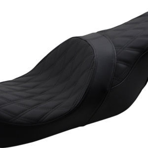 Forward Positioned Predator 2-Up Seat - Double Diamond - Black Stitching - FL '08-'23