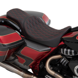 Predator 2-Up Seat - Double Diamond - Red Stitching - FL '08-'23
