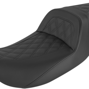 Slim Seat - Black - Lattice Stitch - '99-'07 FL