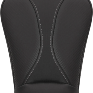 Dominator Pillion Pad - Extended Reach - Black w/ Gray Stitching - FL '08-'23