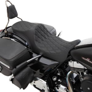 Predator III 2-Up Seat - Double Diamond - Black Thread - FL '08-'23