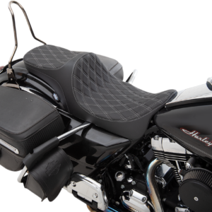 Predator III 2-Up Seat - Double Diamond - Silver Thread - FL '08-'23