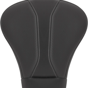 Dominator Pillion Pad - Extended Reach/Touring - Black w/ Gray Stitching - FLH/FLT '08-'22