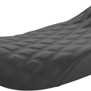 Renegade Solo Seat - Lattice Stitched - Black - FLH '97-'07