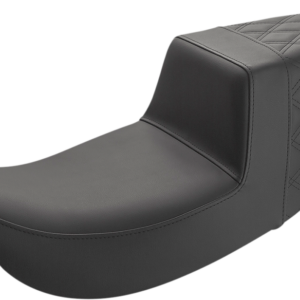 Step-Up Seat - Rear Lattice Stitch - Black