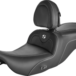 Roadsofa™ Carbon Fiber Seat - With Driver Backrest - Heater - Black