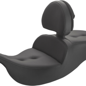 Roadsofa™ Pillow Top Seat - With Backrest - Black